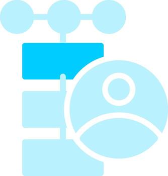 Client Database Creative Icon Design vector