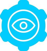 Eye Setting Creative Icon Design vector