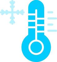 Cold Temperature Creative Icon Design vector