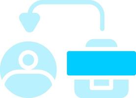 B2C Creative Icon Design vector