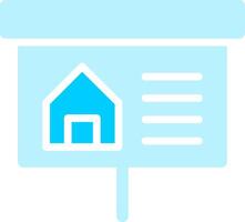 Property Presentation Creative Icon Design vector