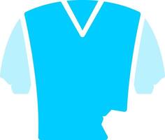 Line two Blue Colour vector