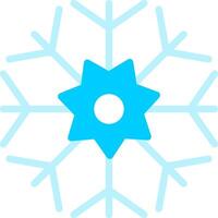 diseño de icono creativo de copo de nieve vector