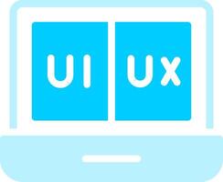 Line two Blue Colour vector