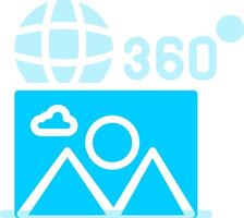 360 Image Creative Icon Design vector