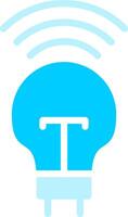 Smart Bulb Creative Icon Design vector