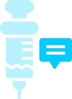 Line two Blue Colour vector