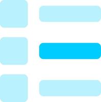List Creative Icon Design vector