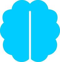 Human Brain Creative Icon Design vector