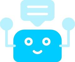 Chatbot Creative Icon Design vector