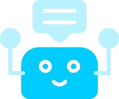 Chatbot Creative Icon Design vector