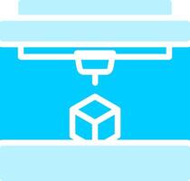 3D Printing Creative Icon Design vector