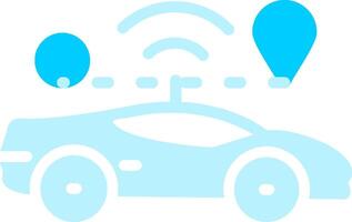 Self Driving Creative Icon Design vector