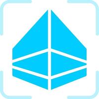 3D Surface Creative Icon Design vector