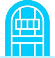 Line two Blue Colour vector