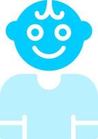 Baby Boy Creative Icon Design vector