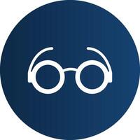 Glyph  blue Circle  Gradient vector