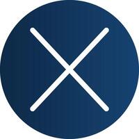 Glyph  blue Circle  Gradient vector