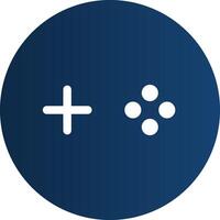 Glyph  blue Circle  Gradient vector