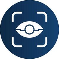 Glyph  blue Circle  Gradient vector