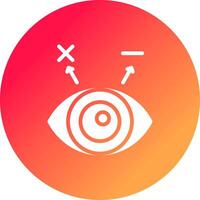 Glyph  blue Circle  Gradient vector
