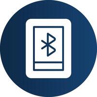 Bluetooth Creative Icon Design vector