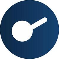 Glyph  blue Circle  Gradient vector