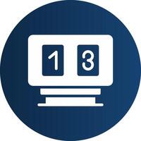 Scoreboard Creative Icon Design vector