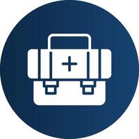 First Aid Kit Creative Icon Design vector