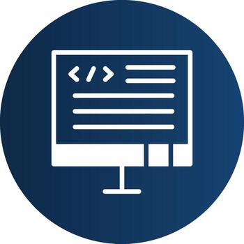 diseño de icono creativo de código vector