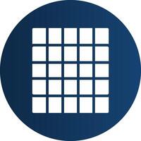 Glyph  blue Circle  Gradient vector