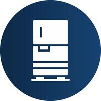 Fridge Creative Icon Design vector