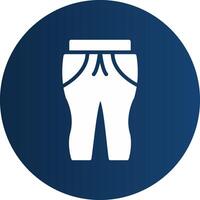 Sweat Pants Creative Icon Design vector