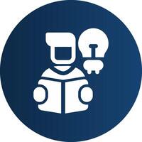 Self Learning Creative Icon Design vector