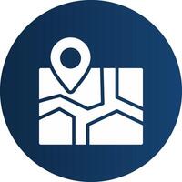Map Creative Icon Design vector