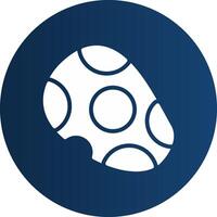 Glyph  blue Circle  Gradient vector