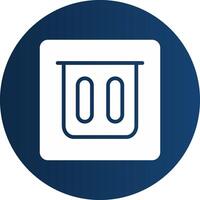 Glyph  blue Circle  Gradient vector