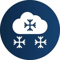 Snowy Creative Icon Design vector