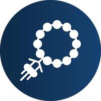 Glyph  blue Circle  Gradient vector
