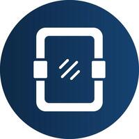 Glyph  blue Circle  Gradient vector