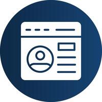 Blog Creative Icon Design vector
