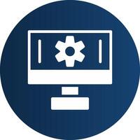 Setting Creative Icon Design vector