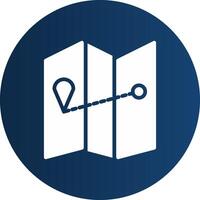 Glyph  blue Circle  Gradient vector