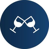 Glass Creative Icon Design vector