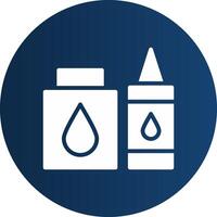 Glyph  blue Circle  Gradient vector