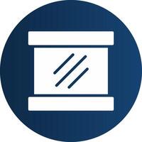 Mirror Creative Icon Design vector