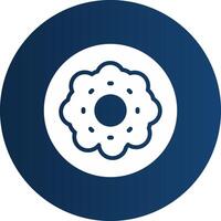 Glyph  blue Circle  Gradient vector