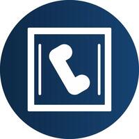 Emergency Call Creative Icon Design vector