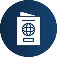 Passport Creative Icon Design vector
