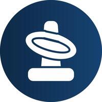 Glyph  blue Circle  Gradient vector